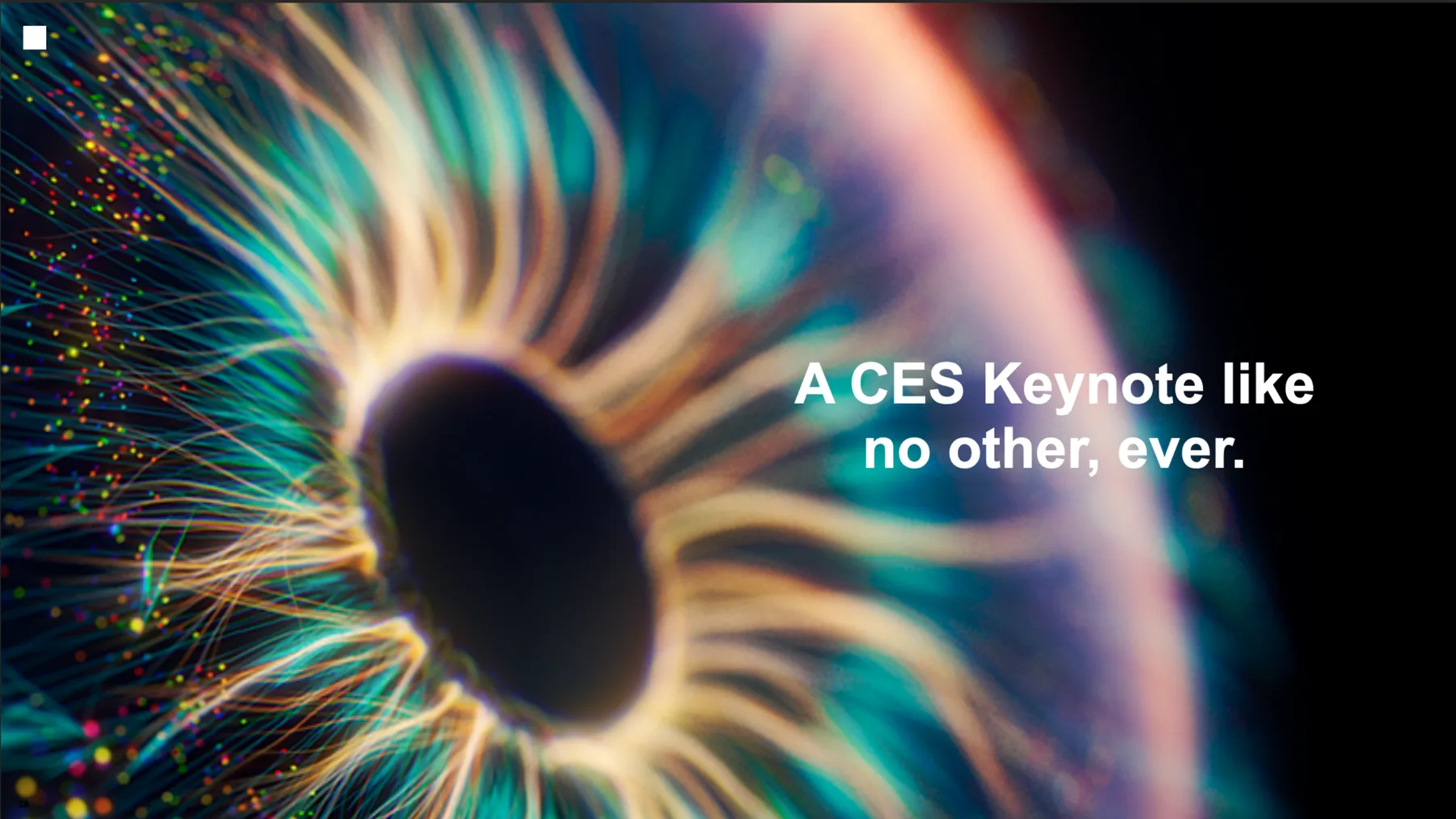 Abbott CES keynote like no other slide