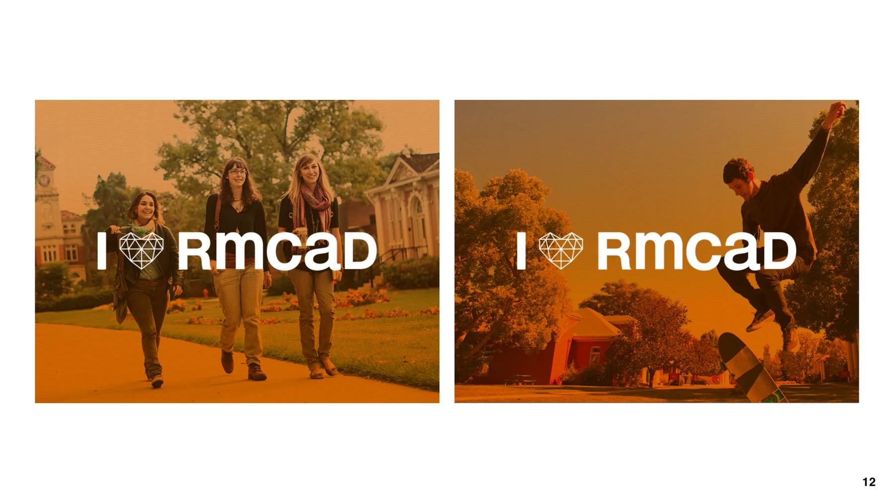 RMCAD brand and campus community visual slide