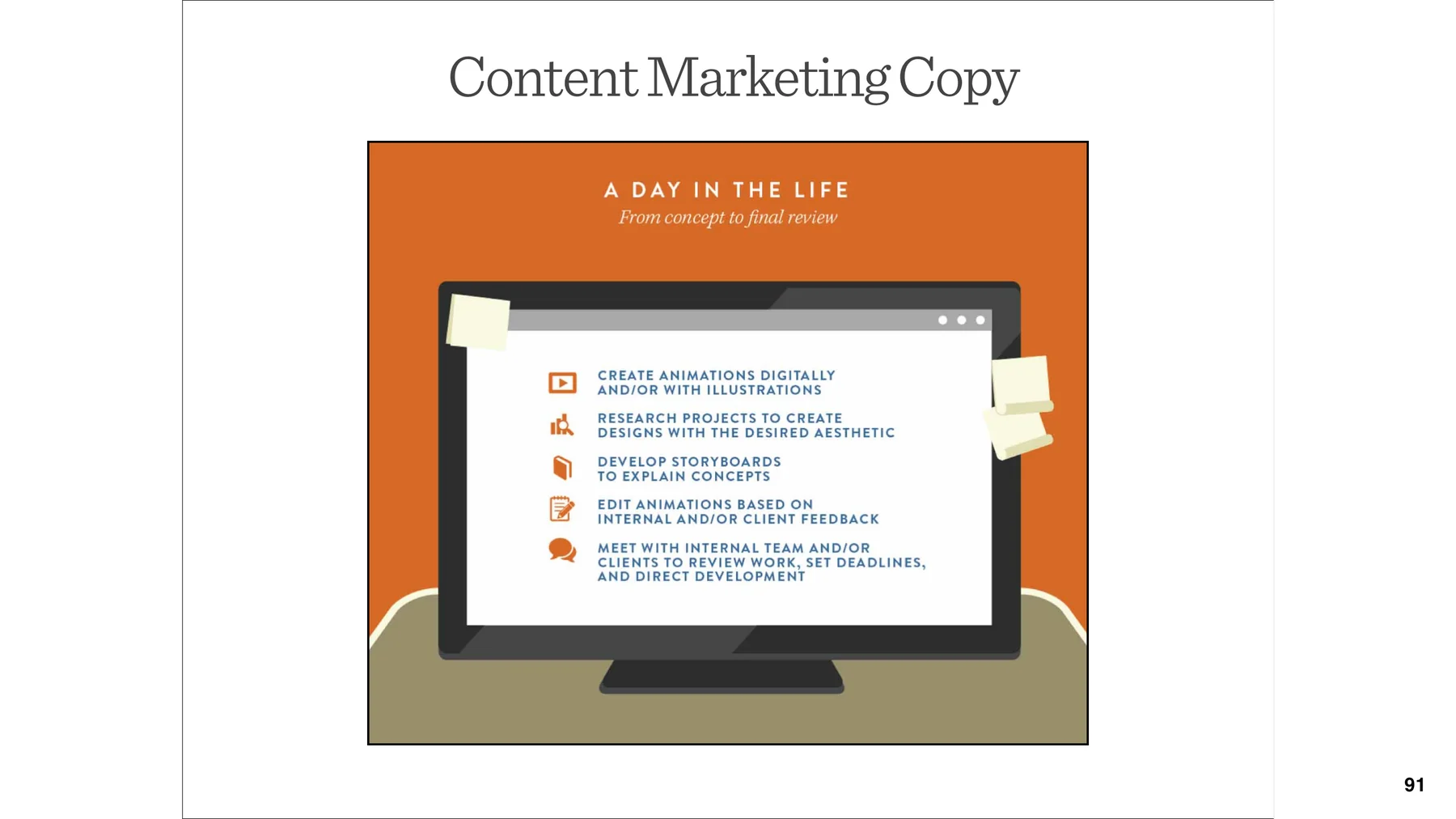RMCAD content marketing copy in a computer illustration format