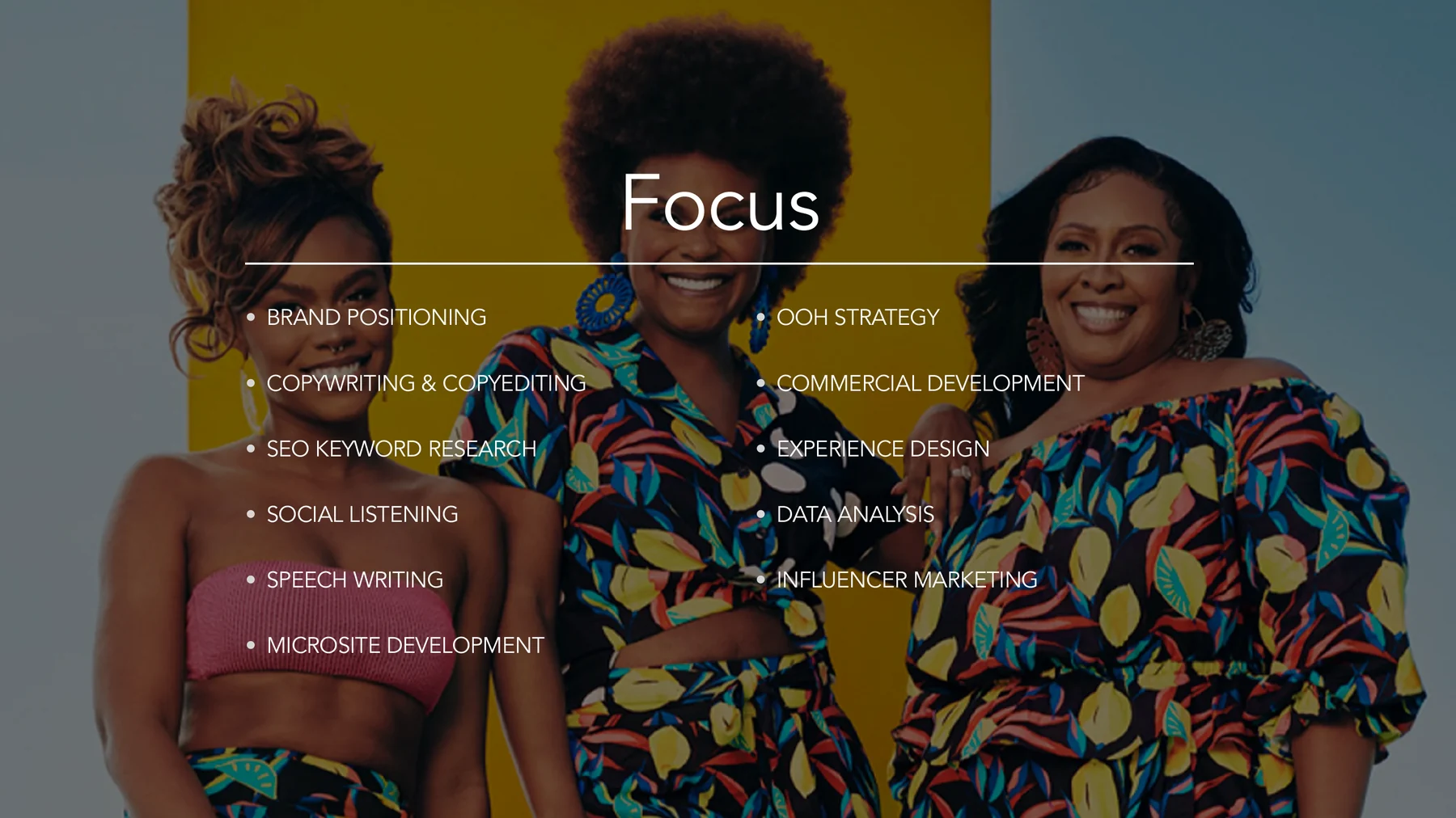Target Tabitha Brown focus areas slide