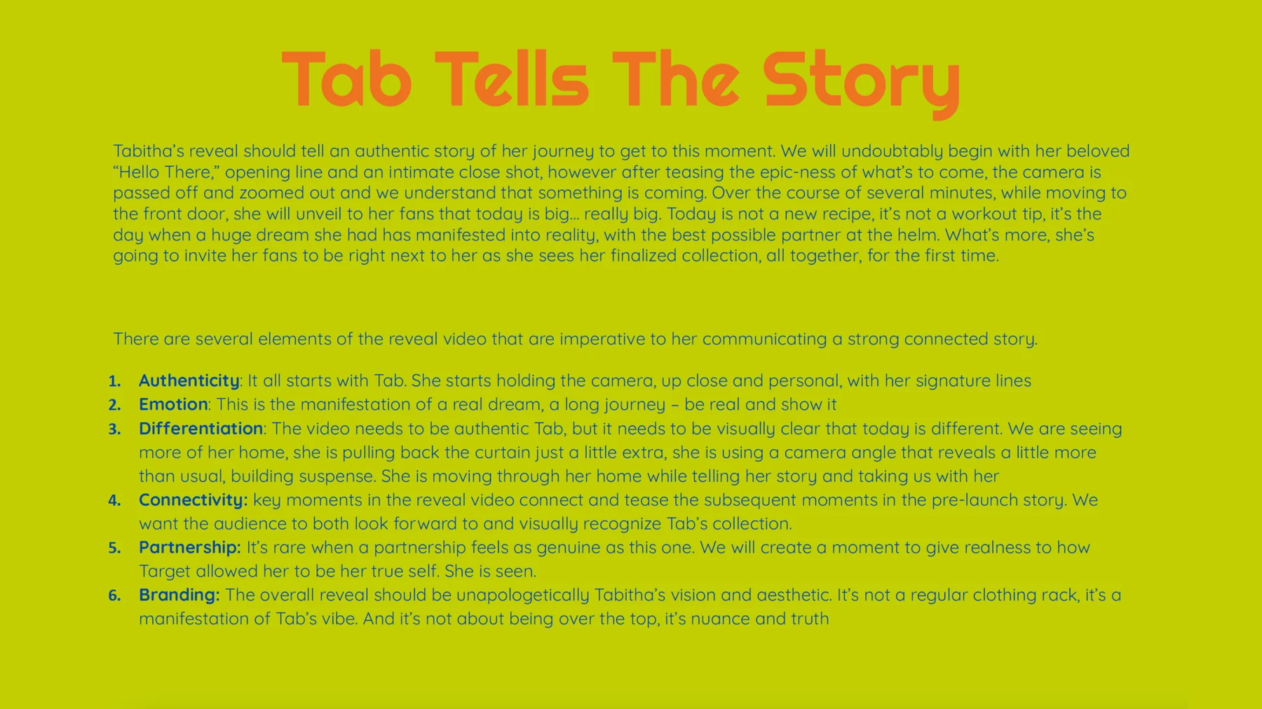 Target Tabitha Brown story notes slide